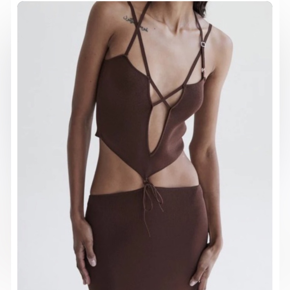 Aya Muse Brown Reis Dress